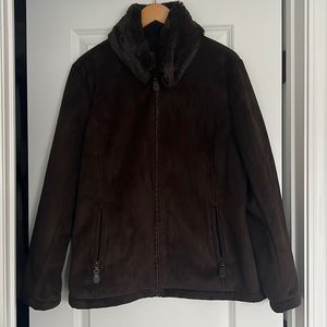Liz Claiborne Faux Suede Jacket